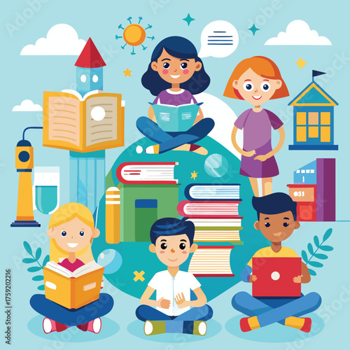 keywords  children  study  school  teamwork  educa.eps