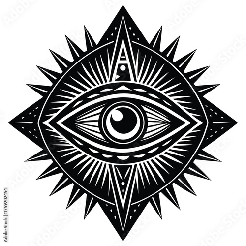 keywords  linocut  eye  symbol  abstract  tribal  .eps