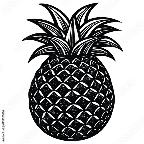 keywords  linocut  pineapple  fruit  tropical  nat.eps