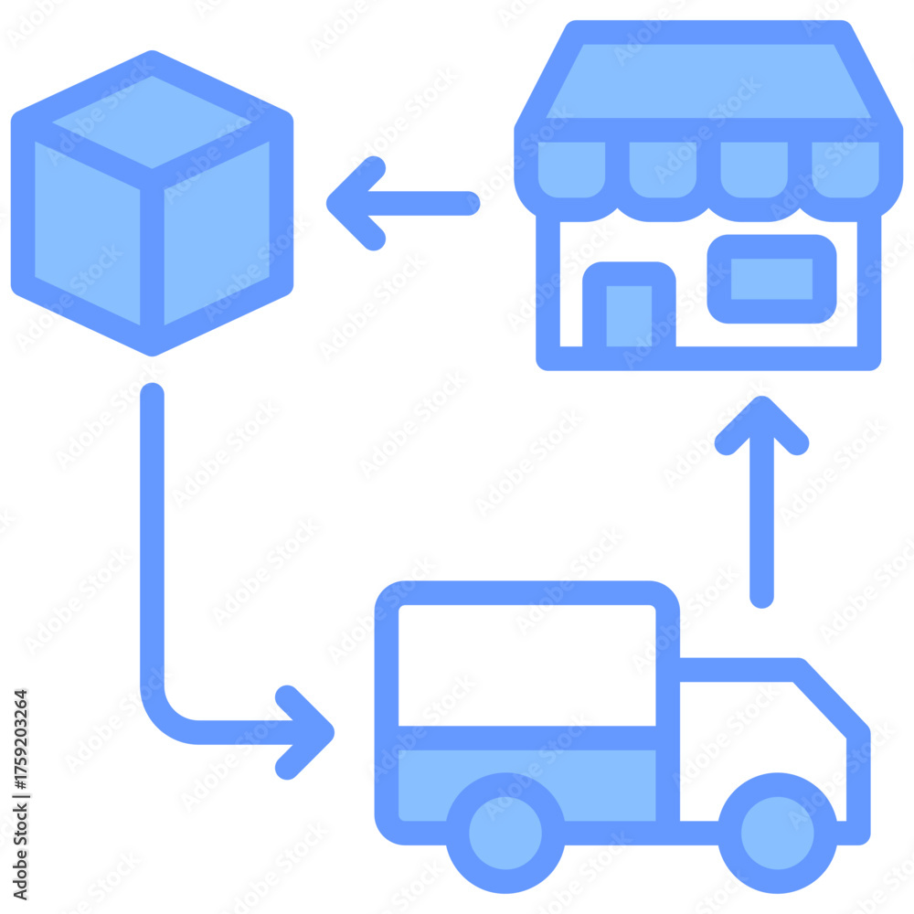 Obraz premium Supply Icon