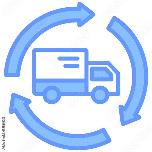 Reverse Logistics Icon