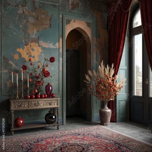 flowers in the window