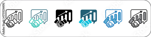 Partnership Icon Single Pack Illustration