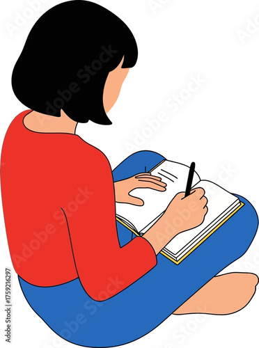 inner world solitary figure expresses thoughts, cultivating personal growth and creativity