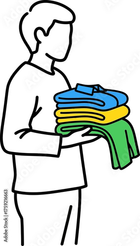 mastering household tasks, a symbol of domestic order and responsibility