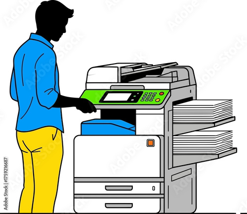 office navigator steering digital information towards tangible, organized records