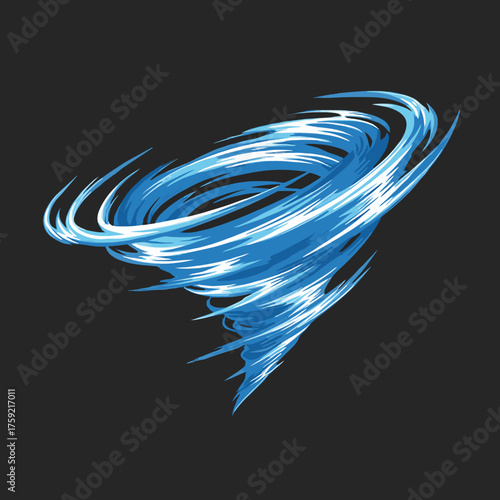 tornado cartoon styke, anime tornado effect	
hurricane illustration