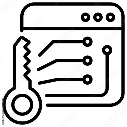 Access Outline Icon