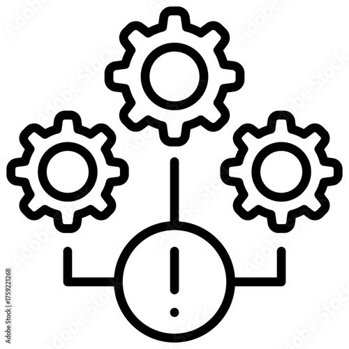 Infrastructure Outline Icon