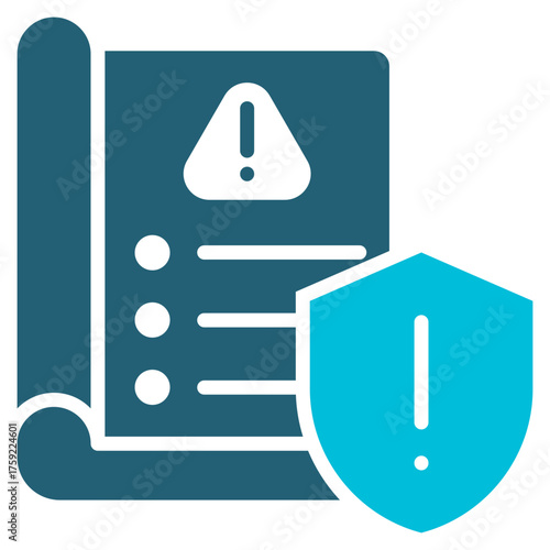 Rule Glyph Blue Icon