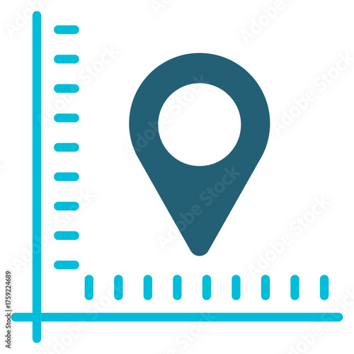 Area Glyph Blue Icon