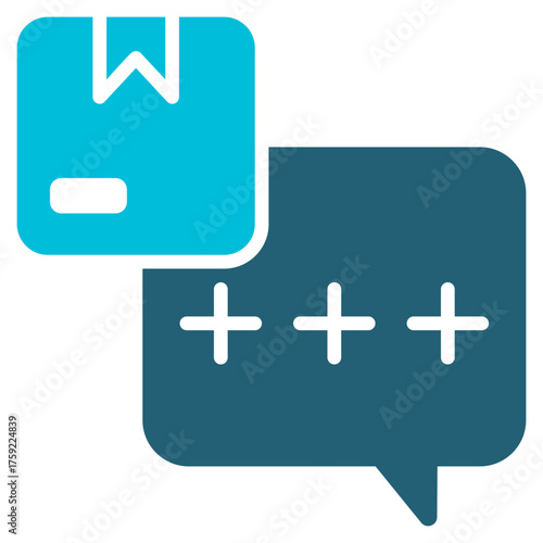 Demand Glyph Blue Icon