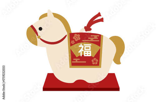 午の土鈴　干支の置物