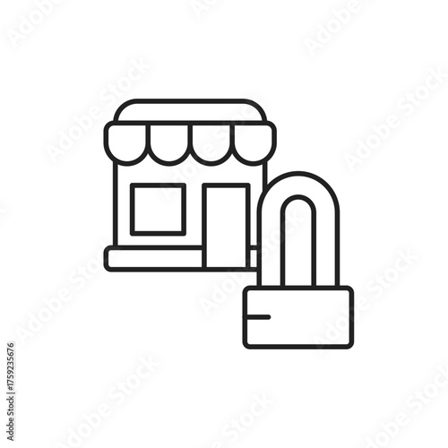 Secure Icon, Safe Storefront UI for SaaS Startups.
