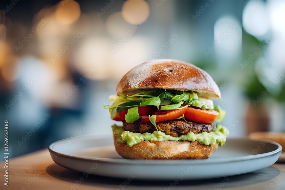 custom made wallpaper toronto digitalVegan Burger Perfection: A Taste of Modern Plant-Based Cuisine