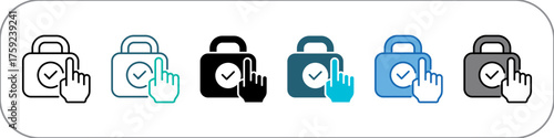 Access Icon Pack Multistyle Illustration