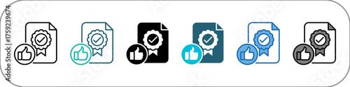 Confirmation Icon Pack Multistyle Illustration