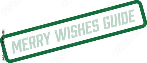 Essential Merry Wishes Guide Stamp Offering Information and Help for Festive Seasonal Planning