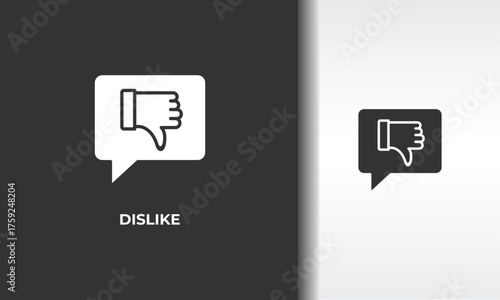 Dislike Vector, Icon Or Logo Sign Isolated Symbol Illustration