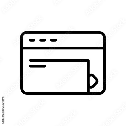 Web Page Layout Illustration