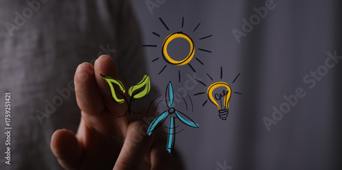 Eco-friendly concept image....