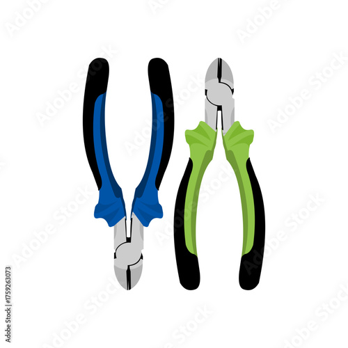 pliers isolated on white