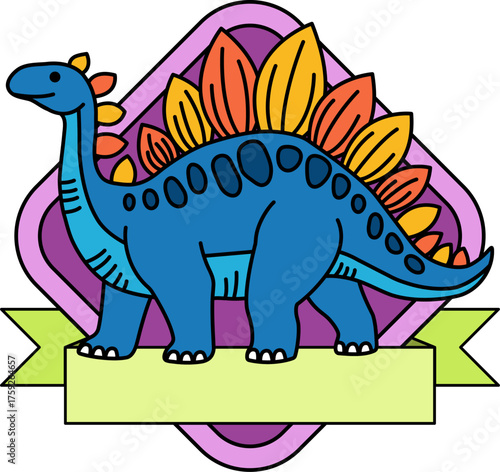 logotype of A blue dinosaur