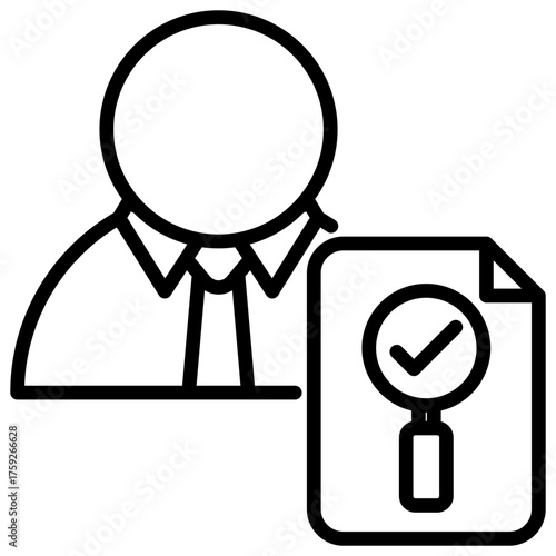 Supervisor Outline Icon