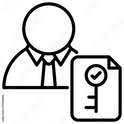 Authorizer Outline Icon