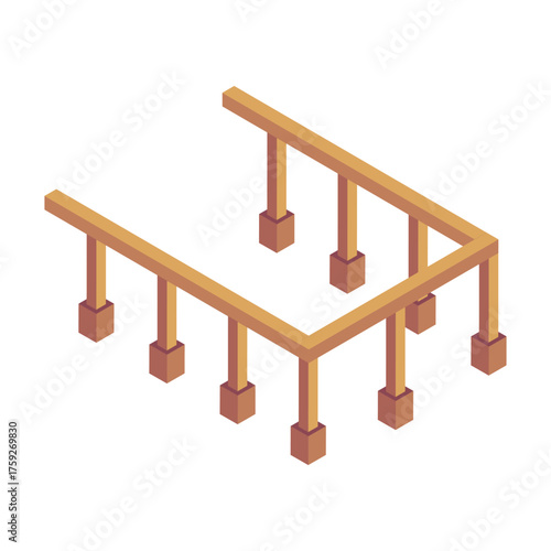 Witness Stand Vector icon which can easily modify or edit