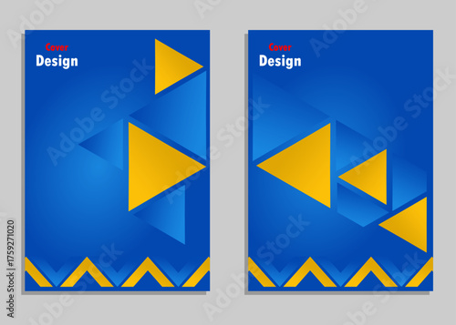 Book Cover Design Template in A4 size. Adaptable for Brochures, Annual Reports, Magazines, Posters, Business Presentations, Portfolios, Flyers, Banners, and Websites.