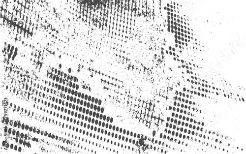 Vector new style halftone dots modern grunge texture. Black Ink splatter brush stroke on black halftone dots.. grunge brush strokes ink paint isolated on white background. modern