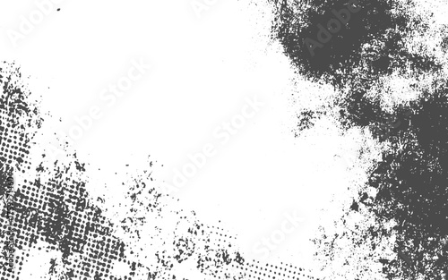 Black or white Dust overlay distress grungy effect paint.dirt overlay or screen effect white dust and scratches on a black background,Grunge Splattered Vector Texture