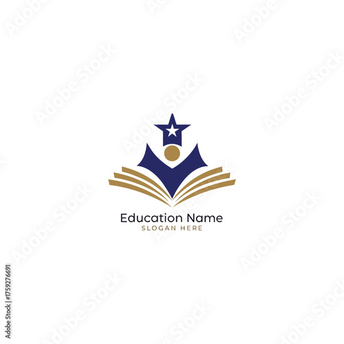 Modern education vector logo ideas symbolizing learning, innovation, and knowledge. Perfect for schools, universities, online courses, coaching centres, or educational