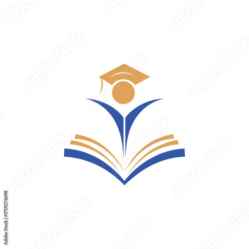 Modern education vector logo ideas symbolizing learning, innovation, and knowledge. Perfect for schools, universities, online courses, coaching centres, or educational