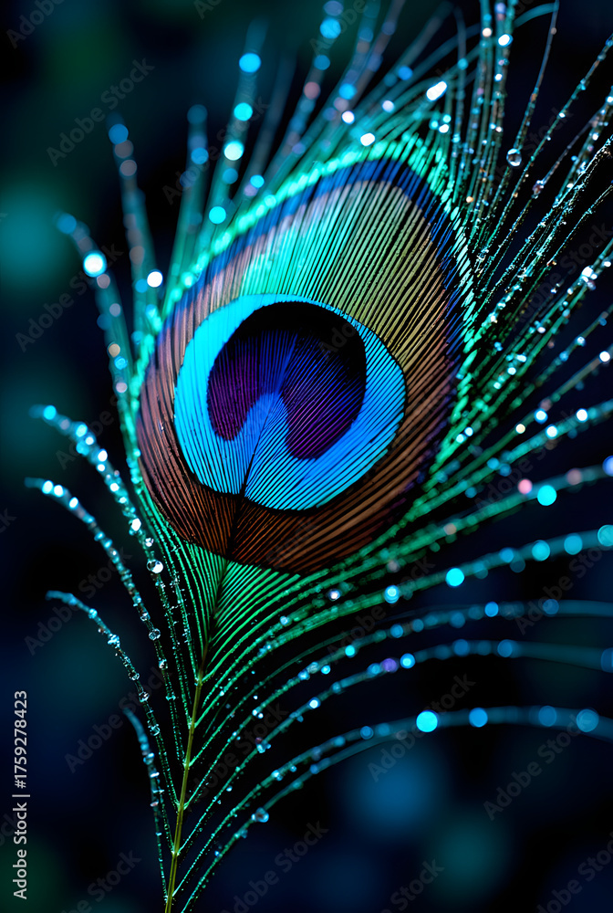 Naklejka premium Magnifying glass focusing on the word “Trends” on dark background — concept of business analysis, growth, and innovation