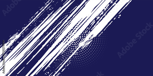 Top Dots halftone white and blue color pattern gradient grunge texture background. sporty