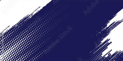 Sports vector Dots halftone white and blue color pattern gradient grunge texture background. perfect