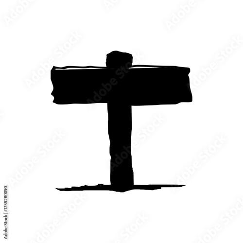 wood sign post vector
