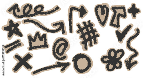 Hand-Drawn Doodle Icon Set