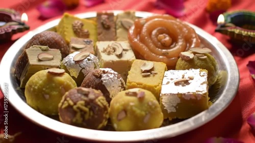 Assorted Indian Sweets: A Festive Delicacy