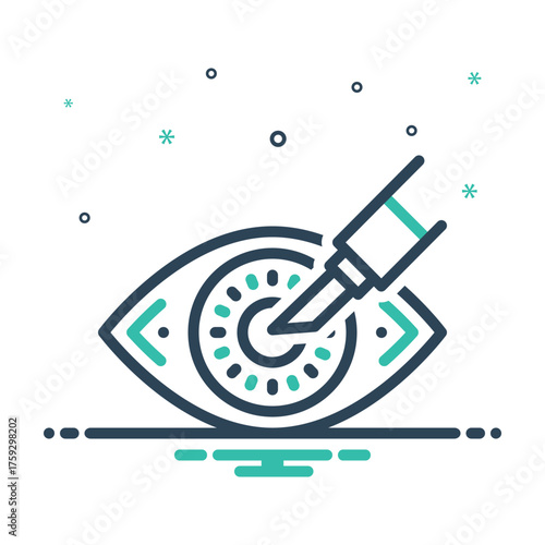 Mix icon for cataract surgery