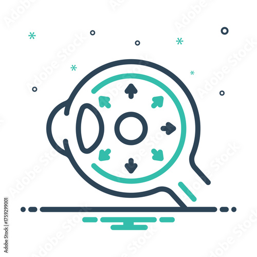 Mix icon for glaucoma screening