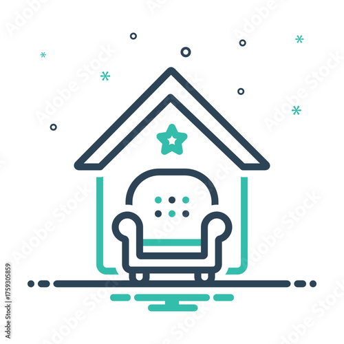 Mix icon for interior design