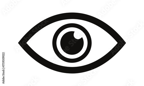 Eye icon vector