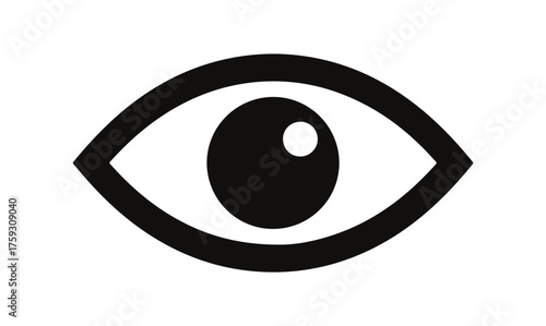 Eye icon vector