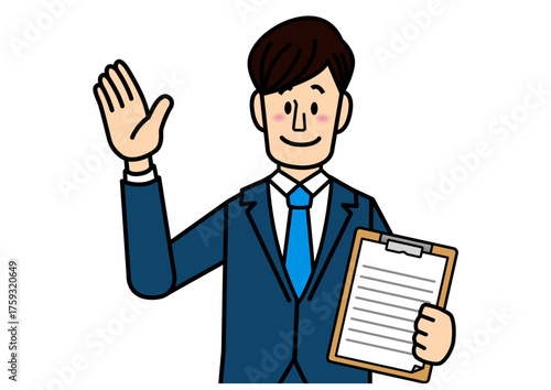 ビジネス, サラリーマン, 提案, お知らせ, 案内, 説明, レポート, おすすめ, プレゼン, 仕事, 会社, 職業, 社会, 社員, スーツ, 会社員, ビジネスマン, 営業マン, 営業, 働く, パパ, 信頼, 笑顔, 男性, オフィス, 新入社員, 社会人, 人, イラスト, 笑う, 手, 人々, マネージャー, 成功, 男, manga, キャラクター