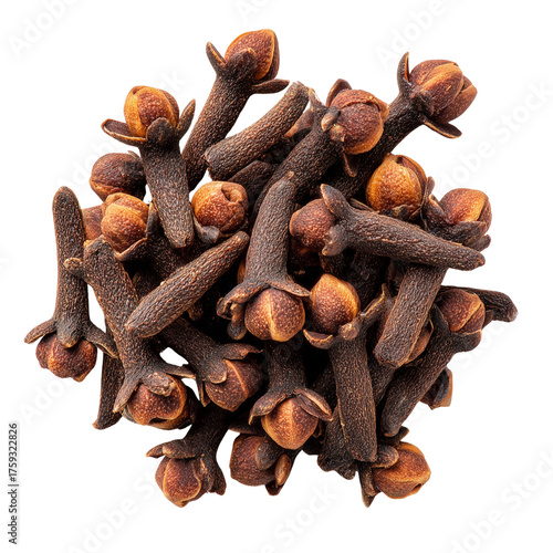 dried cloves on transparent png background