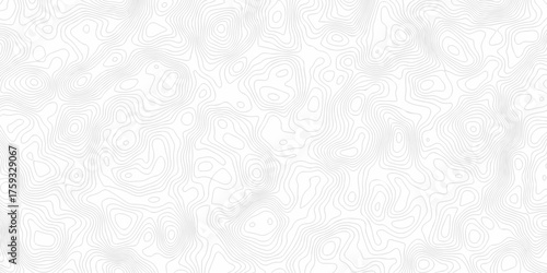 white topography map geography relief diagram texture design. Topography white background and black line world map texture design. Lines Topographic contour lines grid map seamless pattern.	
