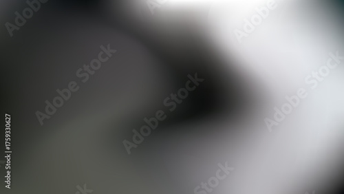 Retro black and white Gradient mesh blurred background grey illustration smooth wave holographic texture banner eps 10